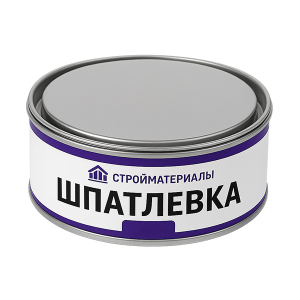 Банка металлическая упаковка для шпатлевки с крышкой лакировка этикетка дизайн брендинг тиснение зиговка ребра жёсткости купить заказать производство ТАРМЕТ